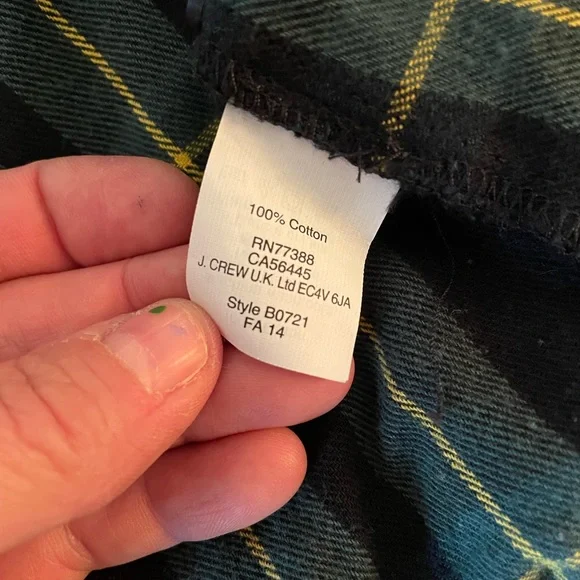 Madewell plaid flannel shirt Large - Picture 6 of 6